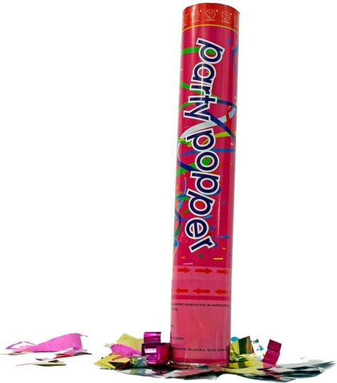 Confetti Cannons (48 Pack) Large (12 Inch) Air Compressed Party Poppers Indoor and Outdoor Safe Perfect for Any Party New Years Eve or Wedding Celebrations Shoot Streamers Unique Graduation Pictures, Confetti Poppers, Party Poppers, New Years Eve Decorations, Stylish Party, Party Treats, Graduation Pictures, New Years Decorations, Wedding Candles