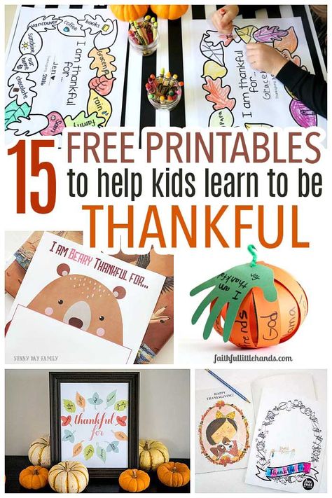 Free gratitude printables for kids! Thankgiving activities, Thanksgiving printables, gratitude activities, for kids of all ages! Includes Thanksgiving placemats, book inspired printables, printable ornaments, and more. Gratitude Activities For Kids, Gratitude Crafts, Printable Ornaments, Thankful Activities, Gratitude Thankful, Thanksgiving Placemats, Gratitude Activities, Activities Printable, Thanksgiving Activities For Kids