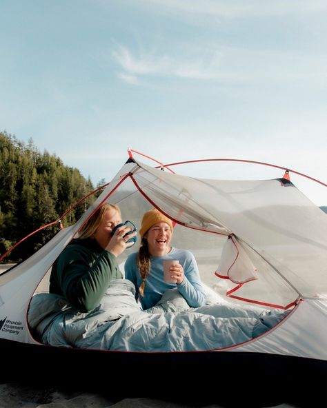 Mountain Equipment Company | Camp coffee in those first rays of sunlight. Rain on a tent roof. Finding the perfect level spot after a 20km hike in. Drying your boots by… | Instagram Camp Coffee, Mountain Equipment, Camping Coffee, Camping Gear, Tent, Roof, Hiking, Camping, Coffee