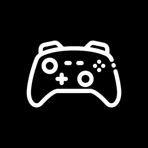 game controller xbox ps4 homescreen app icon ios 14 layout Xbox App Icon, Black Xbox Icon, Black And White Xbox Icon, Xbox Black Icon, Gaming Icons Aesthetic, Ps4 Icon, Black Game Aesthetic, Game Launcher Icon, Games Icon Aesthetic