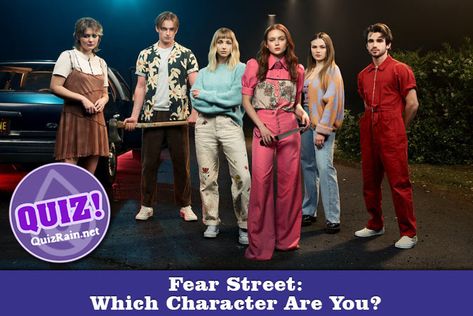 Fear Street: Which Character Are You? - Horror - QuizRain Fear Street Aesthetic, Which Character Are You, Fear Street, Horror Novel, Horror Characters, How To Find Out, Tv Shows, Fan Art