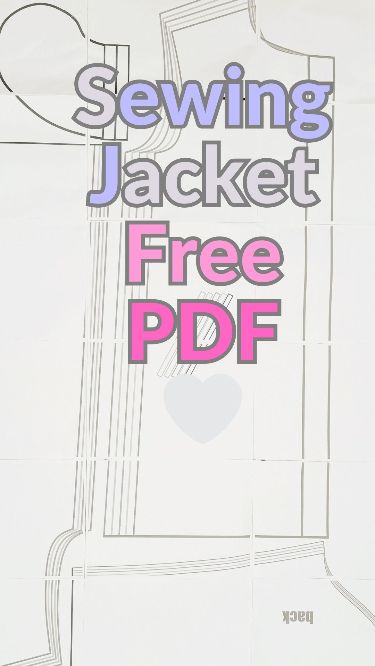 How to Sew a Tailored Jacket with a Free PDF Pattern | Beginner Sewing Tutorial Diy Jacket Pattern, Sew A Jacket, Sewing Jacket, Jacket Diy, Dress Sewing Patterns Free, Coat Pattern Sewing, Modern Sewing Patterns, Free Pdf Pattern, Free Pdf Sewing Patterns