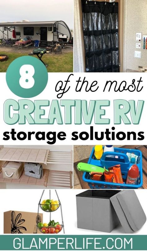 Toy Hauler Storage Ideas Rv Organization, Storage Ideas For Camper Travel Trailers, Camper Toy Storage, Camper Storage Solutions, Rv Trailer Storage Ideas, Diy Camper Storage Ideas, Rv Storage Solutions Travel Trailers, Airstream Storage Ideas, Rv Toy Storage