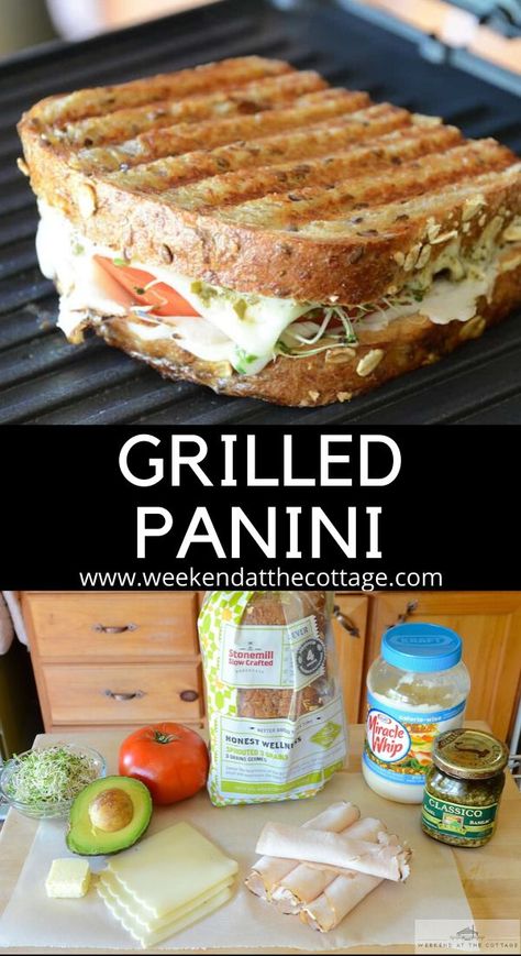 Panini Grill Recipes, Best Panini Recipes, Panini Press Recipes, Sandwich Recipes Panini, Turkey Panini, Edam Cheese, Panini Sandwich, Panini Recipes, Panini Sandwiches