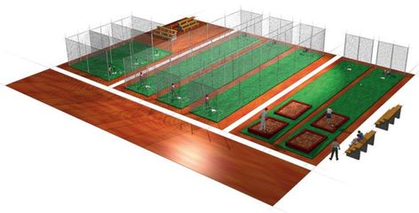 Baseball Facility, Sport Facility, Lotto Winner, Indoor Batting Cage, Sports Training Facility, Fast Pitch Softball, Gameday Sports, Softball Ideas, Softball Pitching Machine