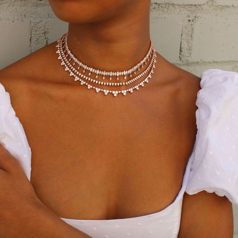 Imgur: The magic of the Internet Marquis Diamond, Sky Jewelry, Diamond Choker Necklace, Diamond Necklace Designs, Anita Ko, Gold Jewelry Stores, Indian Jewelry Sets, Diamond Necklace Set, Diamond Jewelry Necklace