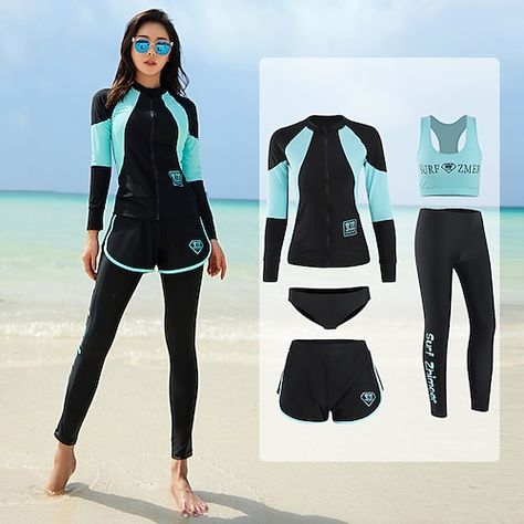 Full Coverage Swimsuit, Sun Safety, Uv Shirt, Long Sleeve Swimwear, Rashguard Swimsuit, Rash Guard Women, Long Sleeve Swimsuit, Swimming Diving, Long Leggings