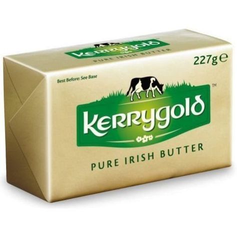 Kerrygold Pure Irish Butter - higher butterfat percentage and lower water content Kerrygold Butter, Paleo Foods, Irish Butter, Best Butter, Paleo Lifestyle, Primal Recipes, Bulletproof Coffee, Grass Fed Butter, Paleo Whole 30