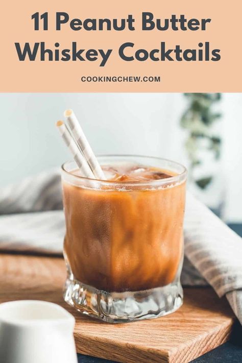 Peanut Butter Cup Cocktail Recipe, Peanut Butter Moonshine Drinks, Peanut Butter Whiskey Drinks Recipes, Peanut Butter Drink Recipes, Ole Smokey Peanut Butter Whiskey Recipes, What To Mix With Peanut Butter Whiskey, Peanut Butter Liquor Drinks, Peanut Whiskey Drinks, Screwball Drinks Recipes