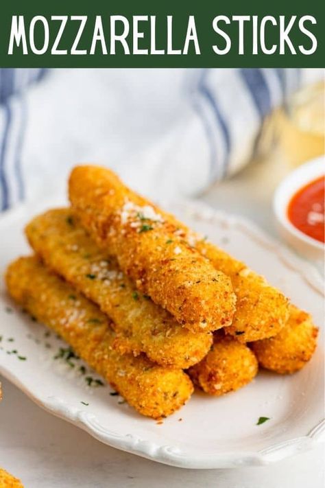 Cheese Sticks Recipe, Baked Buffalo Wings, Mozzarella Sticks Recipe, Garlic Chicken Pasta, Cheese Twists, Pecan Sticky Buns, Holiday Cheese, Cheese Stuffed Mushrooms, Mozzarella Cheese Sticks