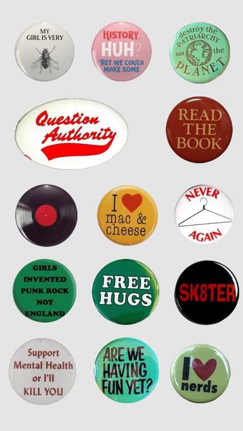 Badge Maker, Button Maker, Cool Pins, Button Art, Instagram Highlight Icons, Button Pins, Punk Rock, Enamel Pins, Pins