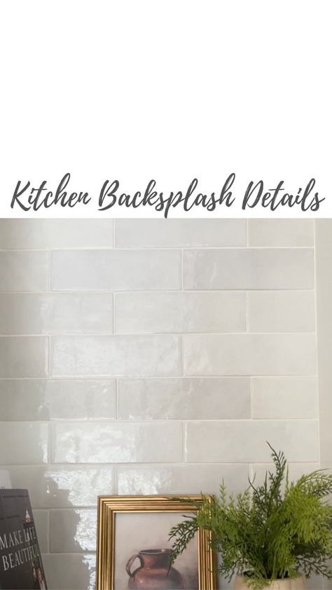 homeat1993 on Instagram: By far the most asked question yet! The interesting variation in the tone of white is what got me with this tile. It’s the “white” color… Light Grey Grout, Kitchen Materials, Grey Grout, Kitchen Inspo, Kitchen Reno, Kitchen Makeover, Grout, My Kitchen, Tile Backsplash