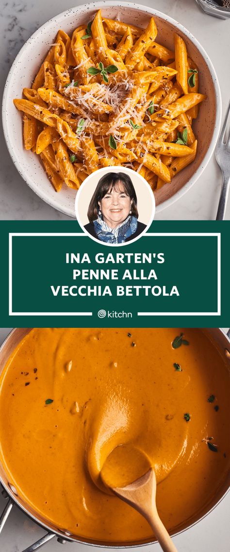 Ina Garten Pasta Recipes, Best Vodka Sauce, Penne Vodka Sauce, Vodka Sauce Recipe, Best Vodka, Penne Alla Vodka, Vodka Pasta, Alla Vodka, Ina Garten Recipes