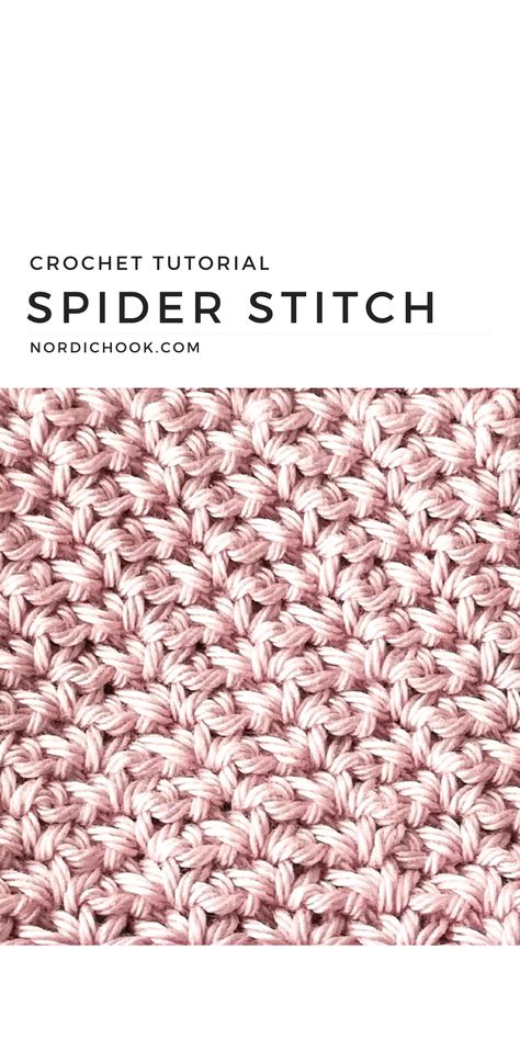 Crochet Group Boards, Spider Crochet Stitch, Spider Crochet Pattern Free, Spider Stitch Crochet, Crochet Spider Stitch, Spider Stitch, Stitch Step By Step, Crochet Spider, 100 Crochet Stitches