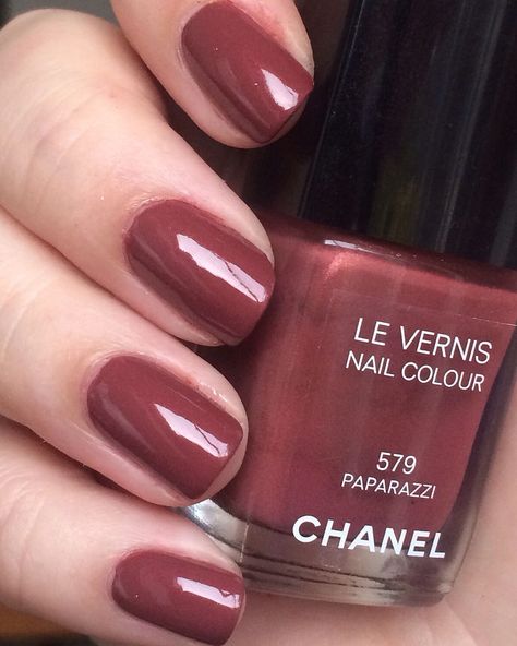 Mauve Nail Polish, Rimmel Lipstick, Nail Paint Shades, Chanel Nail Polish, Mauve Nails, Opi Nail Colors, Acrylic Nail Polish, Chanel Nails, Red Chanel