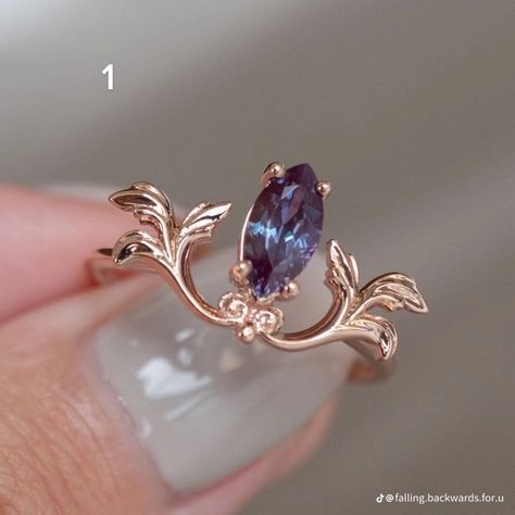 Chatham Alexandrite, Cute Engagement Rings, Traditional Diamond, Magical Jewelry, Dream Engagement Rings, Fancy Jewellery, Rings For Girls, Fancy Jewelry, Cute Rings