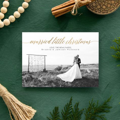 Christmas Cards 2023, Christmas Wedding Themes, Christmas Wedding Invitations, Photo Christmas Cards, Simple Christmas Cards, 2023 Photo, Christmas Cards Zazzle, Photo Gold, Gold Holiday