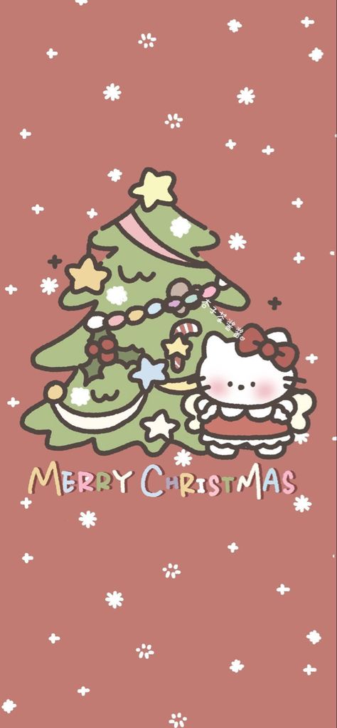 Christmas Wallpaper Samsung, Disney Phone Backgrounds, 헬로키티 배경화면, Merry Christmas Wallpaper, Cute Funny Pics, Kitty Christmas, Hello Kitty Aesthetic, Kawaii Christmas, Witchy Wallpaper