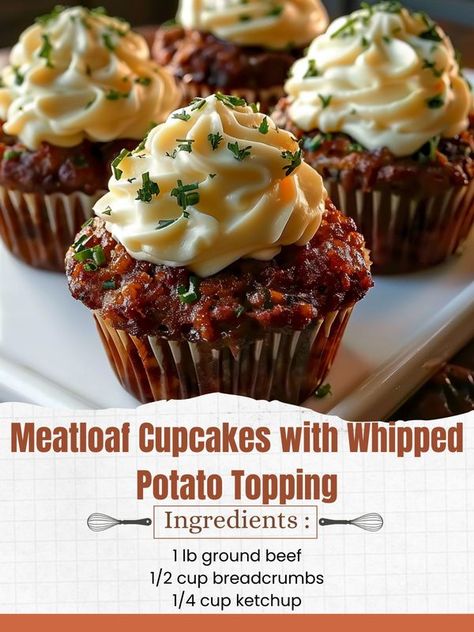 Creative Cookery, Meatloaf Cupcakes, Pumpkin Pie Recipe Easy, Beef Meatloaf, Potato Toppings, Tasty Snacks, Food Receipt, Sunday Lunch, Pumpkin Pie Recipes