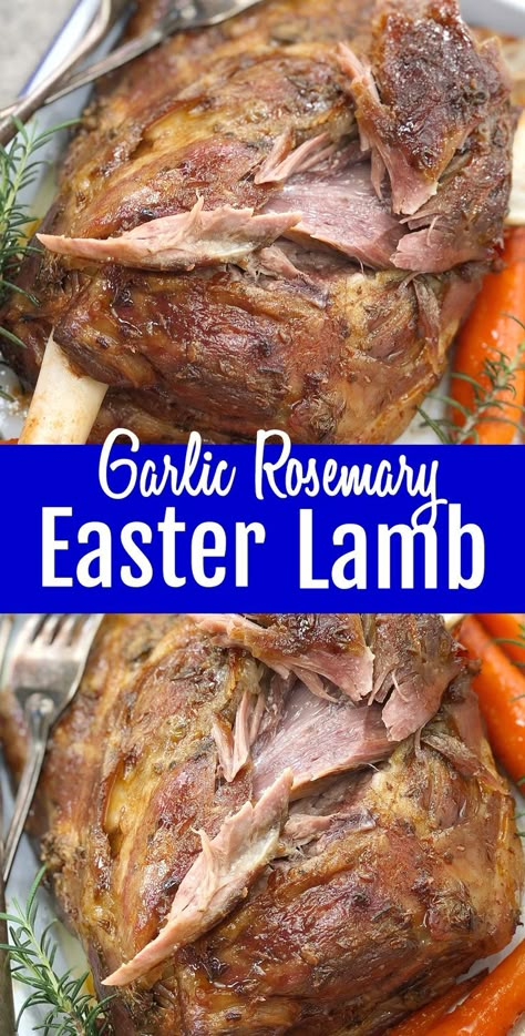 Roasted Lamb Shoulder, Rosemary Lamb, Slow Roasted Lamb, Slow Roasted Lamb Shoulder, Pulled Lamb, Lamb Roast Recipe, Lamb Shoulder Roast, Slow Roast Lamb, Lamb Dinner