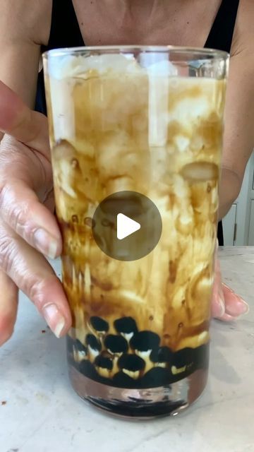 Ereka Vetrini on Instagram: "Ever wonder how to make bubble tea at home for 1/2 the price???? I FORGOT TO VOICE OVER WHEN YOU ADD THE TEA..,it goes in after the half and half 
About 1/2 C of brown sugar and 1 C of tapioca pearls can make 3 teas :)" How To Make Bubbles, Tapioca Pearls, Bubble Tea, Brown Sugar, The Voice, Bubbles, Tea, Wonder, Canning