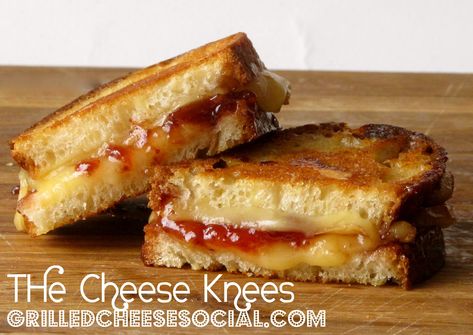 The Cheese Knees – Oscypek Grilled Cheese with Strawberry Jelly | Grilled Cheese Social Best Grilled Cheese Sandwich Recipe, Eggless Breakfast, Smoked Salmon Bagel, Grill Cheese Sandwich Recipes, Breakfast Sandwich Recipes, Best Grilled Cheese, Grilled Cheese Sandwiches, Dairy Free Breakfasts, Peanut Butter Sandwich