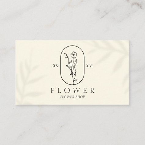 Flower Shop Card Design, Flower Care Card Design, Florist Cards Design, Flower Shop Business Card, Flower Shop Business, Flower Shaped Business Cards, Business Cards For Florists, Shop Business Card, Florist Business Card