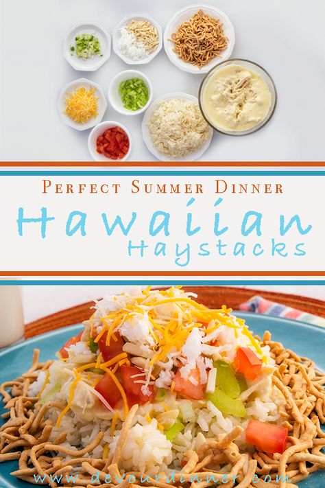 Slow Cooker Hawaiian Haystacks, Hawaii Haystacks Recipe, Instapot Hawaiian Haystacks, Hawaii Haystacks, Hawaiian Haystacks Sauce, Healthy Hawaiian Haystacks, Haystack Recipe, Hawaiian Haystack Recipe, Hawaiian Haystacks