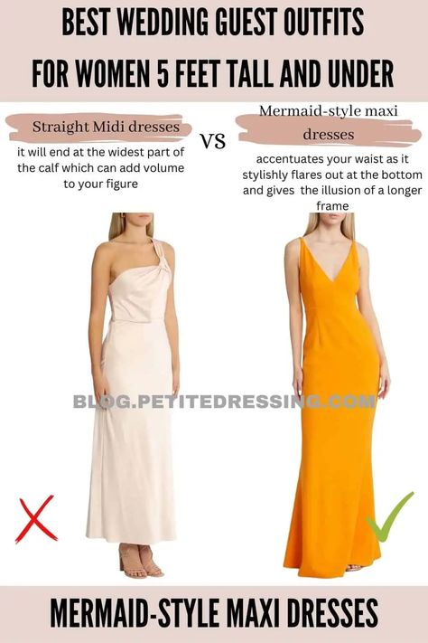 Formal Wedding Guest Dress Petite, Wedding Guest Dress For Petite Women, Petite Dresses Wedding Guest, Petite Wedding Guest Dress, Petite Wedding Guest Outfits, Outfit Petite Women, Straight Midi Dress, Best Formal Dresses, Petite Wedding Guest Dresses