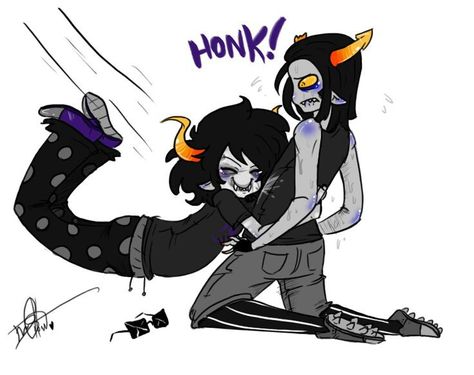 Gamzee x Equius Homestuck Equius, Equius Zahhak, Gamzee Makara, Mogeko Castle, Homestuck Funny, Homestuck Trolls, High Horse, Who Said, Homestuck