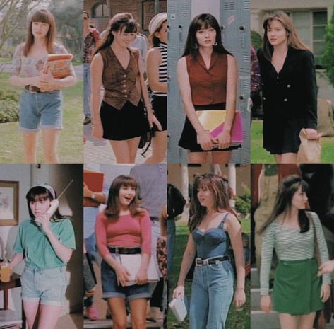 Brenda Walsh Outfits, 90210 Outfits, 80s Fashion For Women, 90210 Fashion, Fashion Brenda, Brenda Walsh, Get To Know Yourself, Apparel Boutique, 90s Inspired Outfits