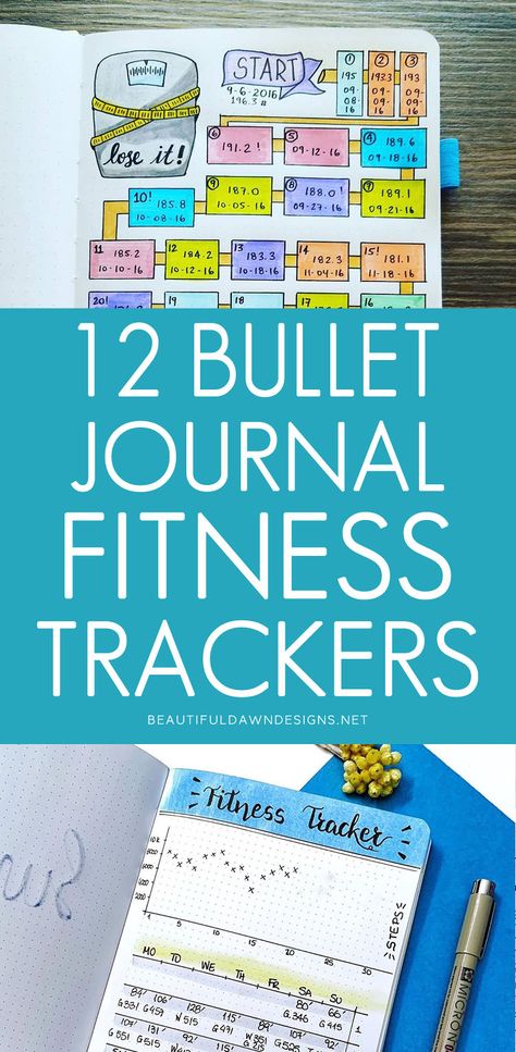 If you’re ready to track your fitness progress, I’m sharing 12 bullet journal fitness trackers. Here you’ll find weight-loss trackers, measurement trackers, and more. Bullet Journal Essentials, Nerd Fitness, Organization Bullet Journal, Habit Tracker Bullet Journal, Journal Layouts, Weight Tracker, Bullet Journal How To Start A, Bullet Journal Tracker, Fitness Trackers