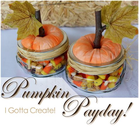 Eight Last-Minute Thanksgiving Ideas Jar Pumpkins, Mason Jar Pumpkin, Pint Mason Jars, Bazaar Crafts, Mason Jar Gifts, Fall Halloween Crafts, Fall Crafts Diy, Autumn Crafts, Jar Diy