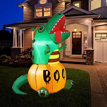 Amazon.com: halloween decorations clearance Halloween Blow Ups, Outdoor Holiday Decorations, Inflatable Pumpkin, Outdoor Halloween Decorations, Halloween Inflatables, Outdoor Holiday Decor, Up Halloween, Outdoor Halloween, Christmas Storage