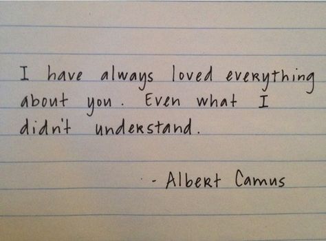 Unexplainable. Undeniable. Sweet Romantic Quotes, Uncommon Words, Hello My Love, Everything About You, Albert Camus, Reminder Quotes, Meaningful Words, Hopeless Romantic, About Love