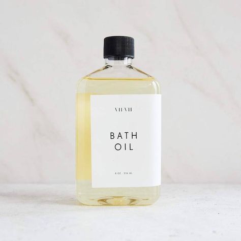 The 15 Best Bath Oils of 2021 You'll Want to Soak In | Who What Wear Fancy Skincare, Body Oil Packaging, December Goals, Saving Chart, Spell Circle, Seven Seven, Bath Oil, Skincare Packaging, Shower Oil