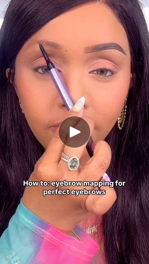 Latina Brows, Fade Eyebrows, Eyebrows Ideas, Perfect Eyebrows Tutorial, Brow Mapping, Perfect Eyebrow Shape, Eyebrow Hacks, Eyebrow Tutorial, Perfect Eyebrows