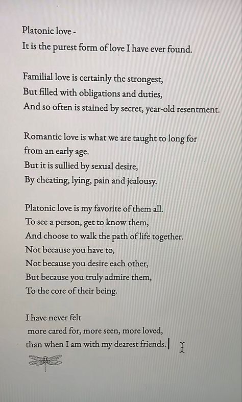 Platonic Poetry, Platonic Love Poetry, Platonic Love Poems, Platonic Love Aesthetic, Platonic Love Quotes, Platonic Soulmates, Literary Fiction Books, Platonic Love, Creativity Exercises