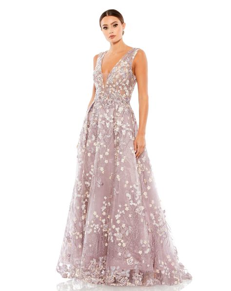 Mac Duggal Dress, Gorgeous Prom Dresses, Unique Prom Dresses, Sleeveless Gown, Perfect Prom Dress, Floor Length Skirt, Illusion Neckline, Mac Duggal, A Line Gown