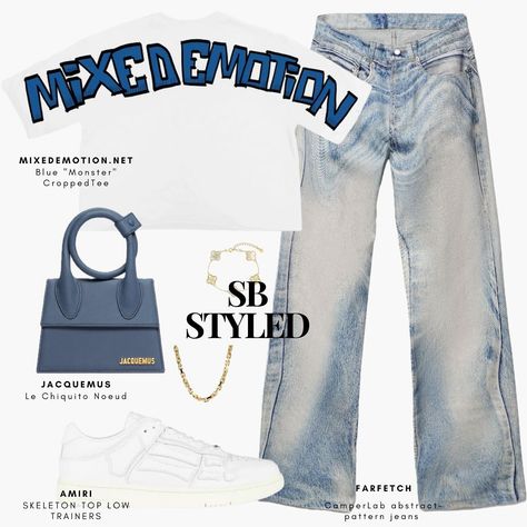 SB STYLED | 💦💦💦 - - - Follow @sb.styled for daily outfit inspo 🌟 - - #sbstyledit #fashion #fashioninspo #virtualstyling #outfitinspo #ootd… | Instagram Designer Fits, Ootd Instagram, Fly Outfit, College Fits, Cute Birthday Outfits, Fasion Outfits, Patterned Jeans, Junior Year