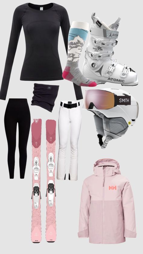 Skii Outfit, Ski Trip Essentials, Winter Ski Fashion, Mode Au Ski, Ski Fits, Ski Fit, Ski Trip Outfit, Winter Outfits Warm, Ski Outfit