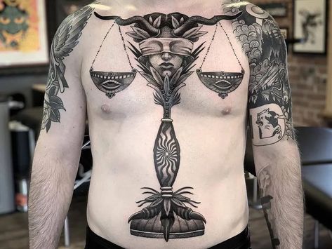 10 Best Scale Tattoo Ideas You Have to See to Believe! | Outsons | Men's Fashion Tips And Style Guides Greek Scale Tattoo, Scales Tattoo Men, Libra Scale Tattoo For Men, Scale Back Tattoo, Scale Tattoo Men, Scale Tattoo Ideas, Scale Tattoo Design, Libra Tattoo For Men, Ma'at Tattoo