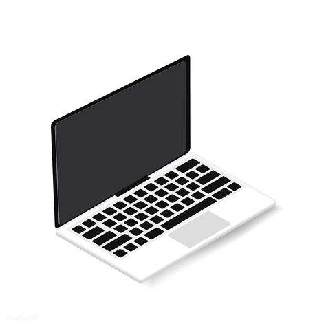 Vector icon of computer laptop icon | free image by rawpixel.com Draw On Procreate, Laptop Illustration, Laptop Icon, Laptop Vector, Computer Macbook, Free Laptop, Drawing Software, Free Illustration Images, Computer Sticker