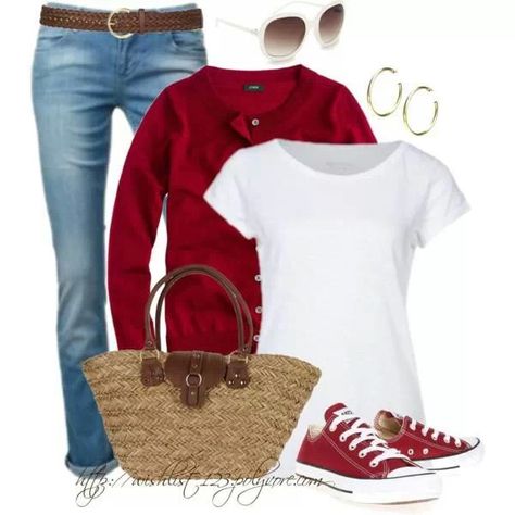 Love this for fall Outfits With Converse, Mode Casual, Fashion Weeks, Red Shoes, Outfits Casuales, Primavera Estate, Cute Fashion, Look Fashion, Spring Summer Fashion