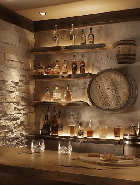 21 Wall Decor Ideas For Basement Faux Brick Wall Basement Bar, Brick Accent Wall Basement Bar, Basement Photo Wall, Basement Bar Design Ideas, Bar Ideas For Home Basement, Bar Accent Wall, Bar Wall Design, Rustic Basement Ideas, Bar Wall Ideas