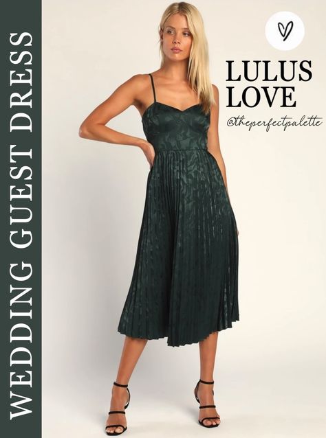 Shop One-Shoulder Pleated Maxi Dress and other curated products on LTK, the easiest way to shop everything from your favorite creators. Green Semi Formal Dress, Midi Dress Wedding, Midi Dress Wedding Guest, Bm Dresses, English Wedding, Green Dresses, Dress Pleated, Mob Dresses, Evening Dresses Cocktail