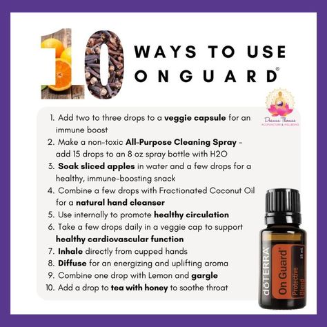 On Guard Essential Oil, Doterra On Guard, Homemade Goods, Doterra Oil, Doterra Essential Oils Recipes, Essential Oil Blends Recipes, Business Life, Diy Oils, Essential Oil Roller