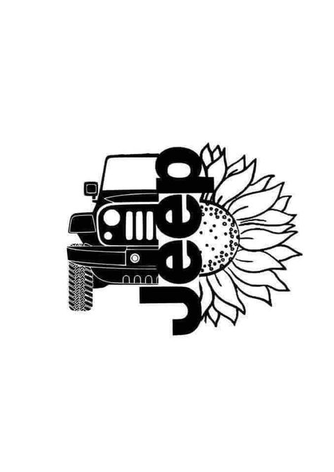 Jeep Spare Tire Covers Unique, Jeep Shirt Designs, Jeep Vinyl Decals, Shirt Designs Ideas, Jeep Silhouette, Jeep Life Decal, Halloween Jeep, Jeep Drawing, Jeep Tattoo