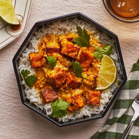 Crispy Tofu With Peanut Sauce Recipe | Bon Appétit Tofu Peanut Sauce, Saucy Tofu, Tofu With Peanut Sauce, Tofu Peanut, Squash Curry, Epicurious Recipes, Peanut Sauce Recipe, Meatless Mondays, Crispy Tofu