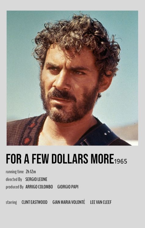 For A Few Dollars More Posters, For A Few Dollars More, Indie Movie Posters, Lee Van Cleef, Sergio Leone, Movie Card, Film Inspiration, Western Movies, Clint Eastwood